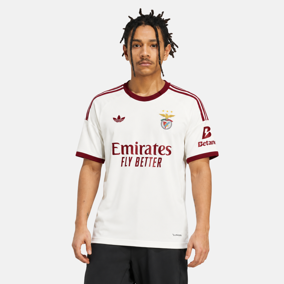 Camisola Benfica Alternativa Off White - 2026