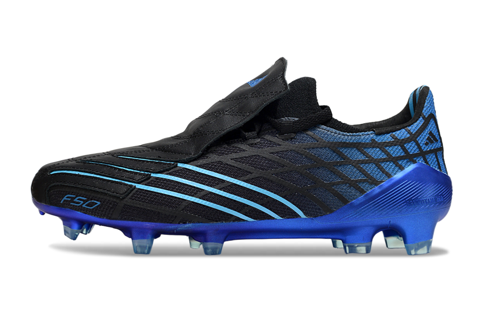 Chuteira Adidas F50 Elite FG Spider Preta e Azul