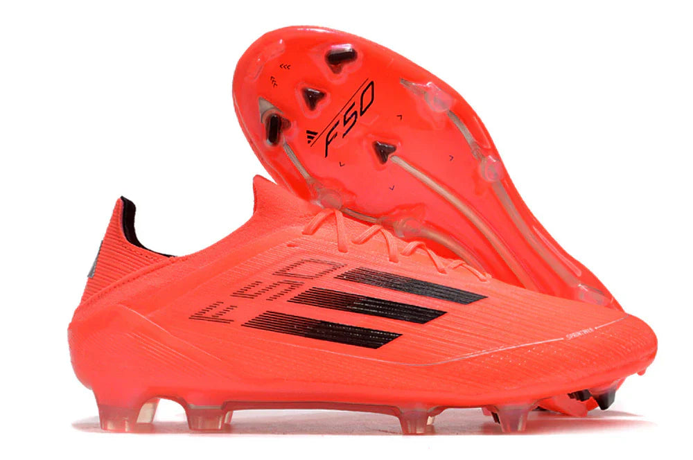 Chuteira Adidas F50 FG Laranja e Preto