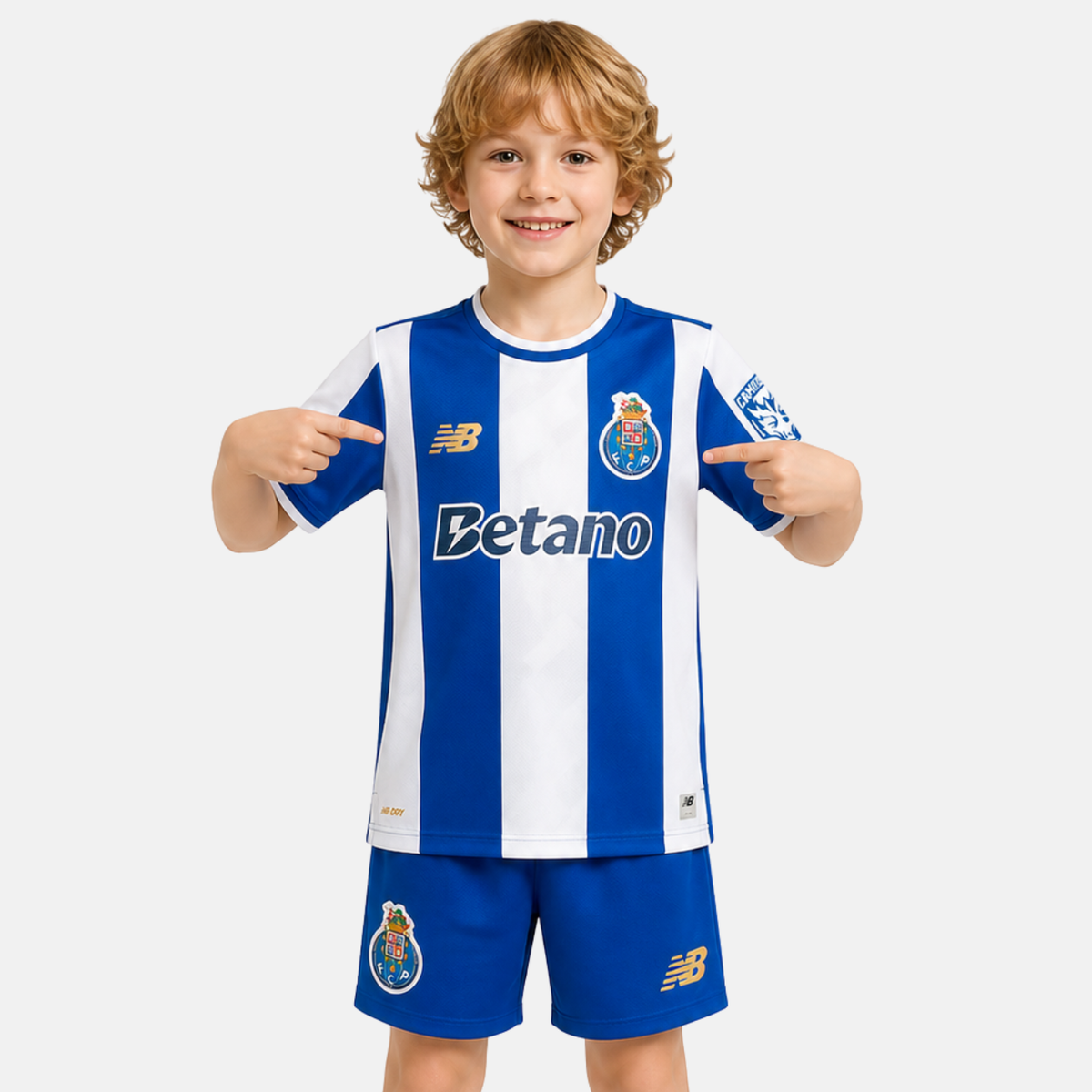 Conjunto Infantil Principal Campeão 31 - Dragões 25/26