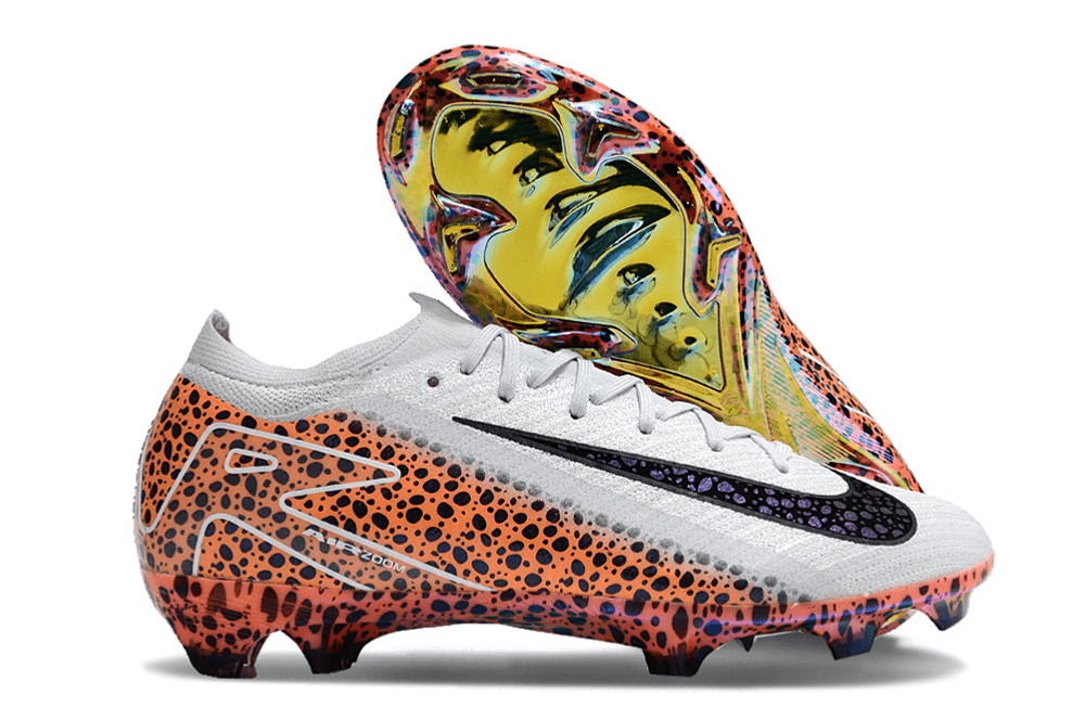 Chuteira Nike Air Zoom Mercurial Vapor 16 Elite FG com design vibrante e tecnologia avançada para desempenho em campo.