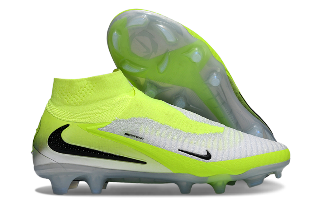 Chuteira Nike Phantom 6 Elite FG - Verde e Branca
