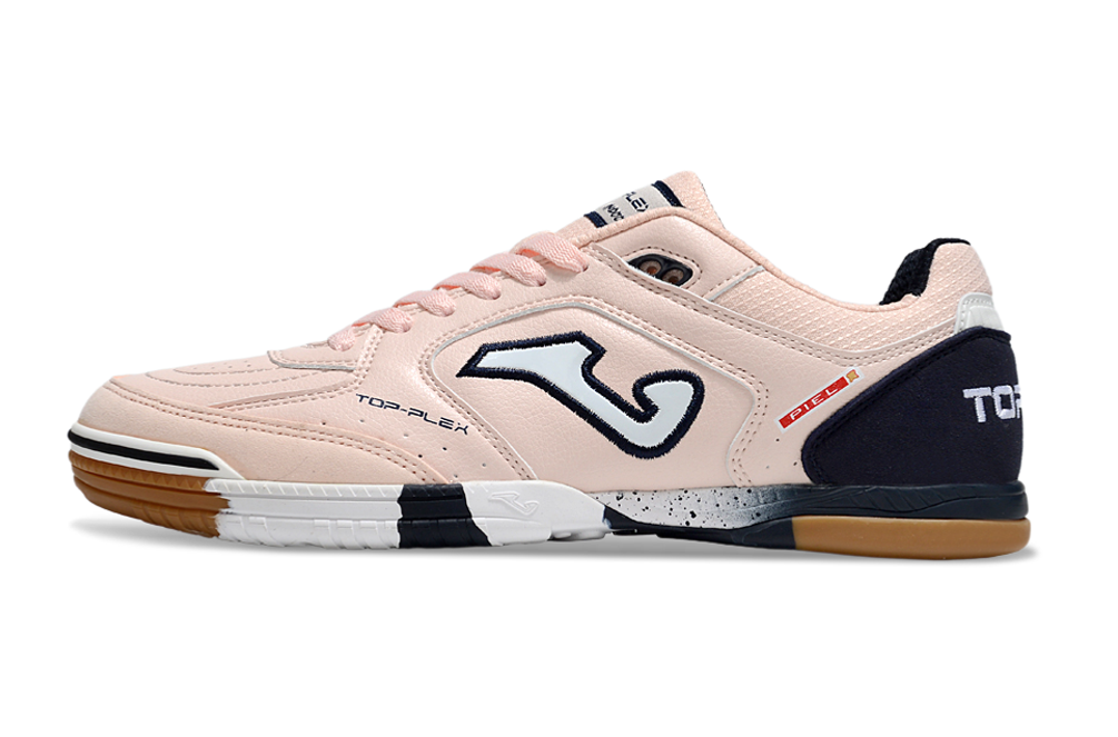 Chuteira Futsal Joma Top Flex Rebound IC Bege e Preta