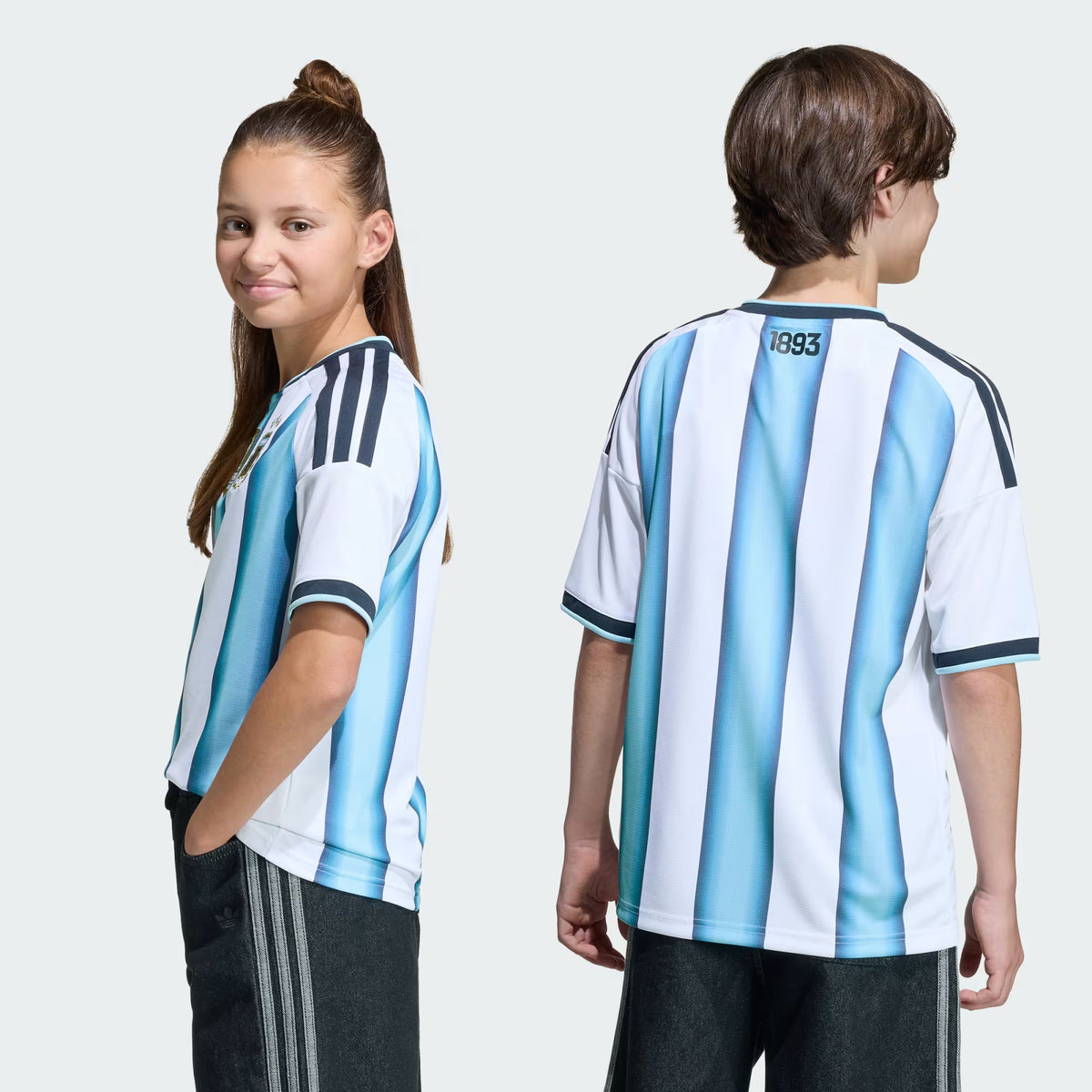 Conjunto Infantil Argentina Home 26/27 - Adidas