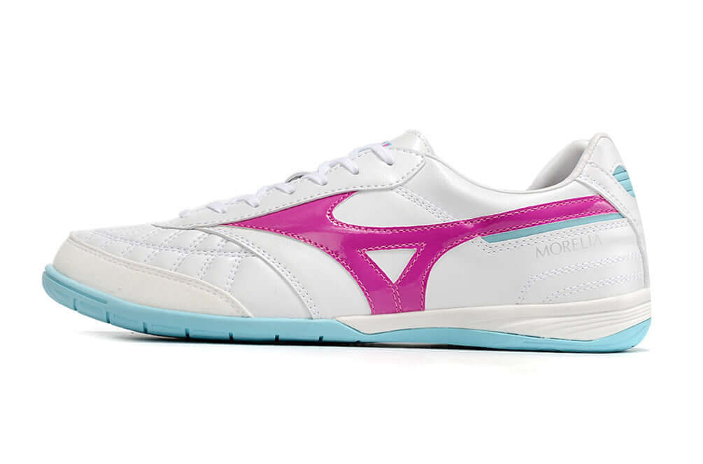 Chuteira Futsal Mizuno Morelia Sala IC Branca e Azul