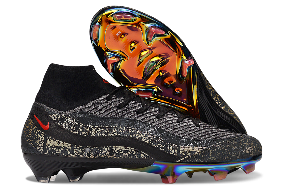Chuteira Nike Mercurial Superfly 10 Air Max 95 Elite FG - Preto