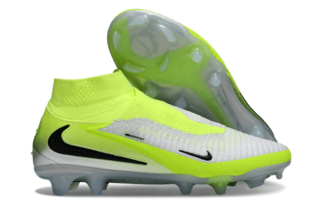 Chuteira Nike Phantom 6 Elite FG - Verde e Branca