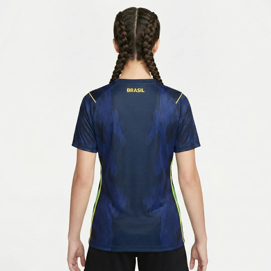Camisola Brasil Away 25/26 Azul - Nike - Feminino