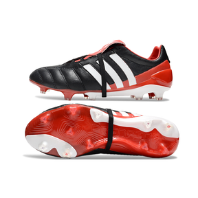Chuteira Adidas Predator Mania Elite FG Preta e Vermelha