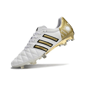 Chuteira Adidas AdiPure 11 Pro FG Branca Dourada