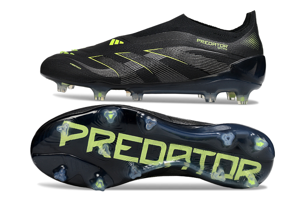 Chuteira Adidas Predator Elite FG LL - Preta e Amarela