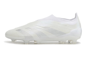 Chuteira Adidas Predator Elite Laceless FG - Branca