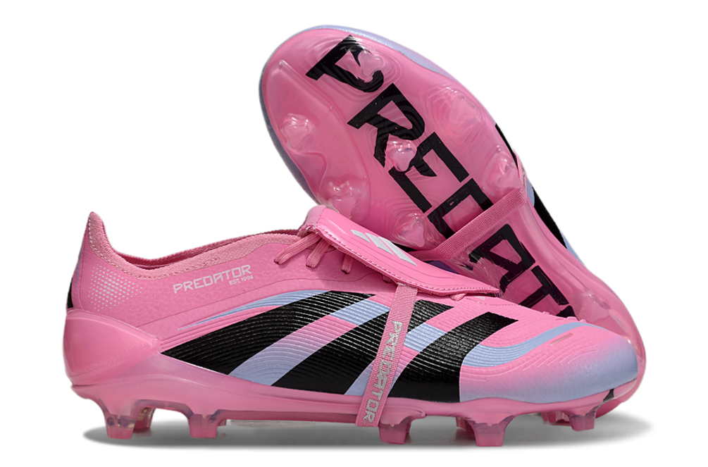 Chuteira Adidas Predator Elite FG Tongue Rosa