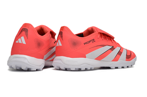 Chuteira Adidas Predator Elite Fold-Over Tongue TF - Laranja, Branca e Preta