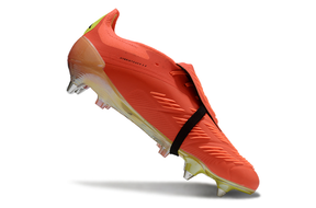 Adidas Predator Elite Fold-Over Tongue SG - Laranja, Cinza, Preta e Verde