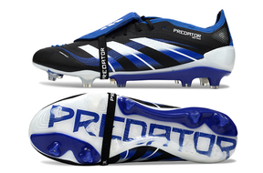 Chuteira Adidas Predator Elite FG Tongue Preta e Azul