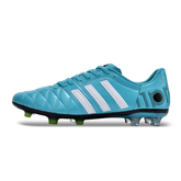 Chuteira Adidas AdiPure 11 Pro FG Azul e Branca