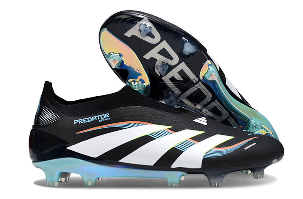 Chuteira Adidas Predator Elite FG LL - Preta e Branca