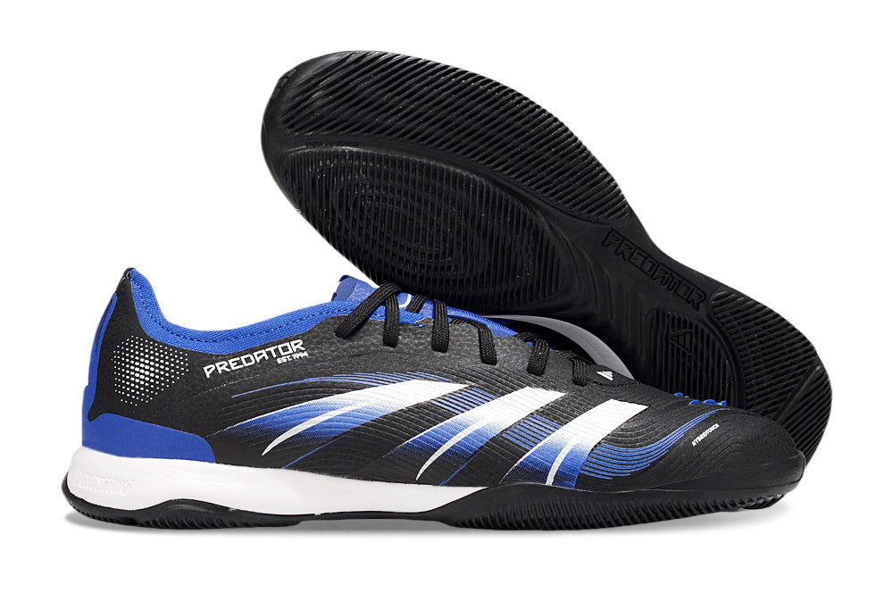 Chuteira Futsal Adidas Predator 24 Elite IC Preta e Azul