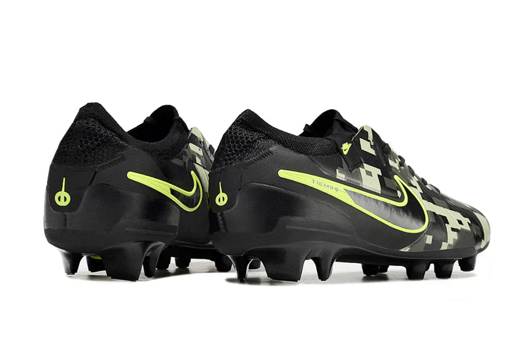 Chuteira Nike Tiempo Legend 10 FG - Preto e Verde