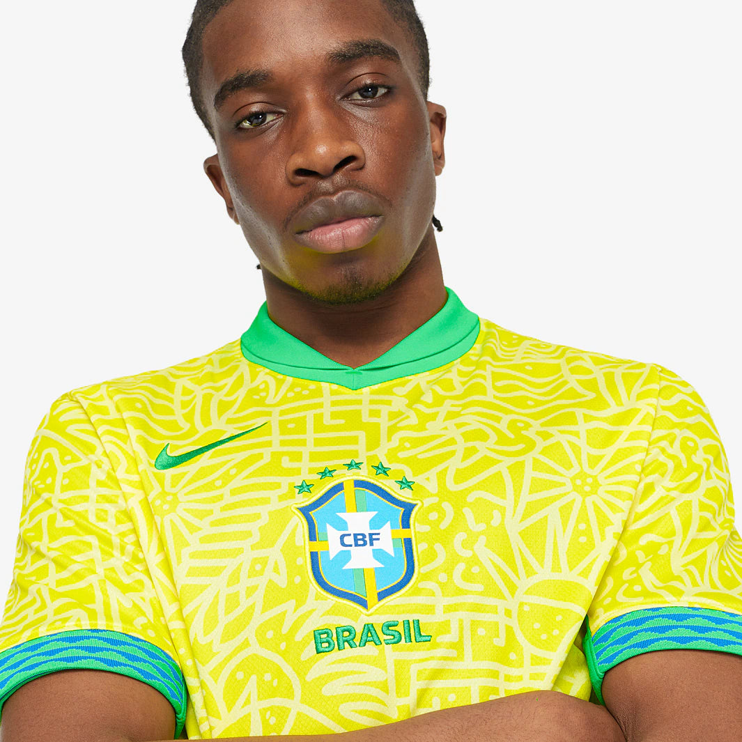 Camisola Brasil Home 24/25 Amarela - Nike