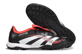 Chuteira Adidas Predator Elite Fold-Over Tongue TF - Preta, Branca e Vermelha