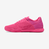 Chuteira Futsal Nike React Gato IC - Rosa com design vibrante e confortável para performance em campo.
