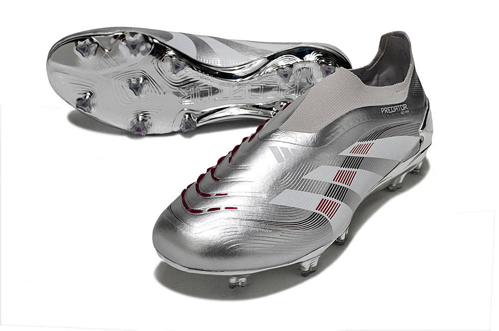 Chuteira Adidas Predator Elite FG LL - Prateada Ed. "Bellingham"