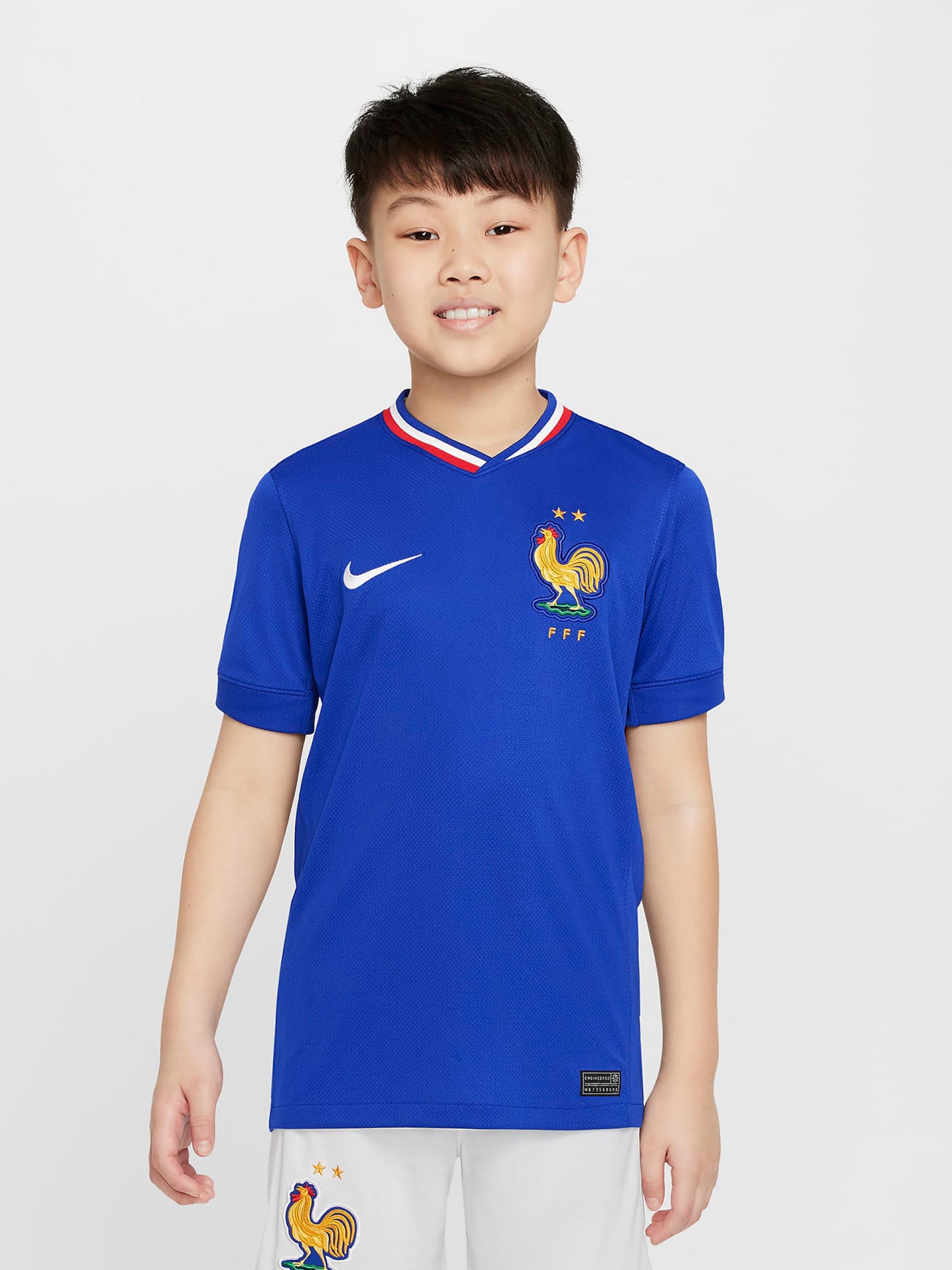 Conjunto Infantil França Home 24/25 Azul - Nike