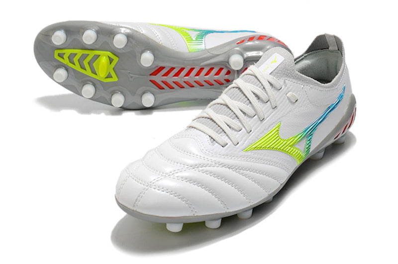Chuteira Mizuno Morelia Neo 3 FG Rainbow