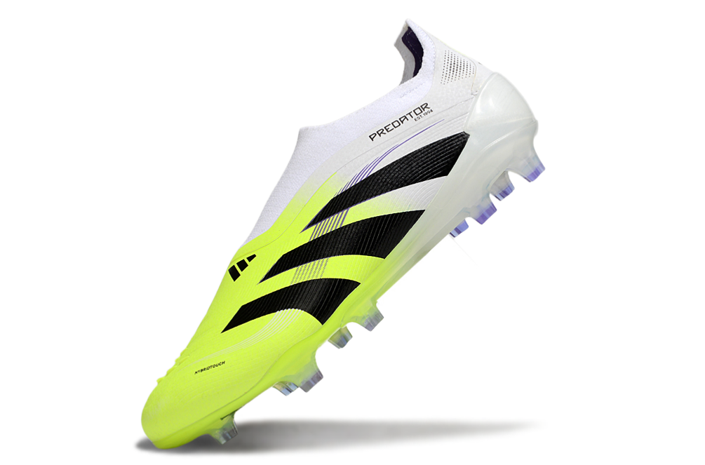 Chuteira Adidas Predator Elite FG - Branca e Amarela