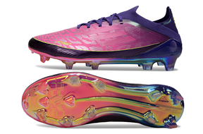 Chuteira Adidas F50 FG Elite Lamine Yamal Roxa e Rosa