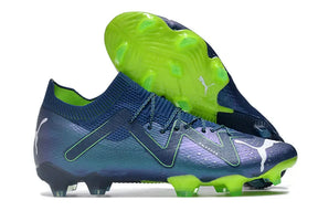 Chuteira Puma Future Ultimate FG Azul e Verde