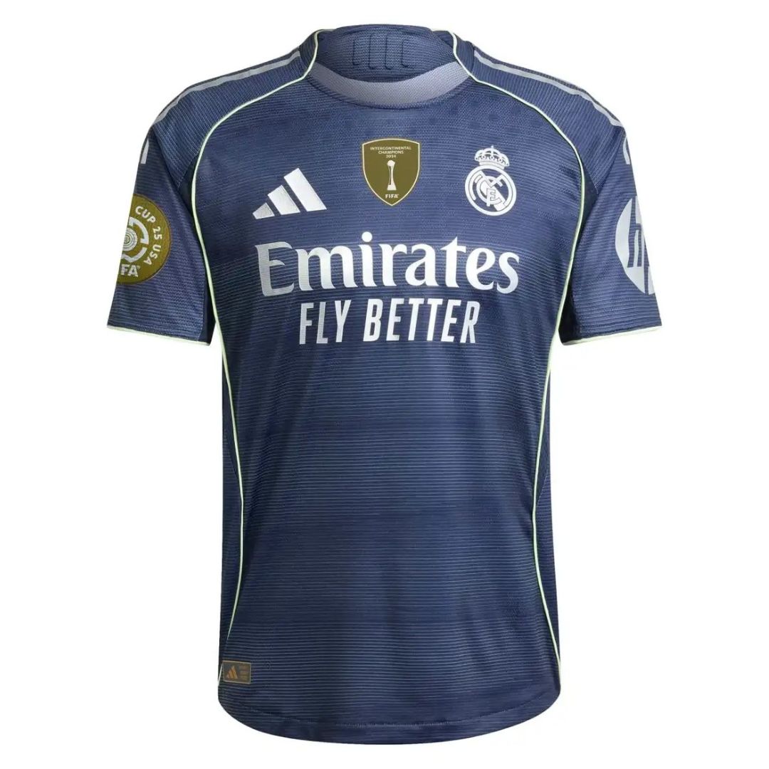 Real Madrid away 25/26 Patch Mundial