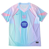 Camisa de futebol Barcelona da OLYMPIC STORE, design colorido com logo do time e estampa moderna.