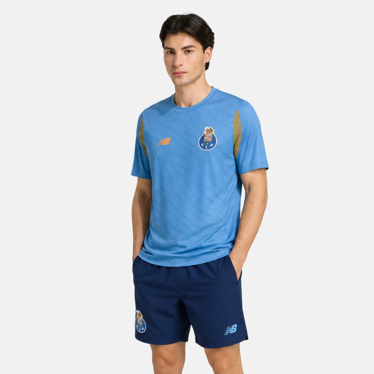 Conjunto Adulto Treinamento Azul Claro 2025/26 - Dragões