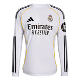 Real Madrid home 25/26 Manga Longa