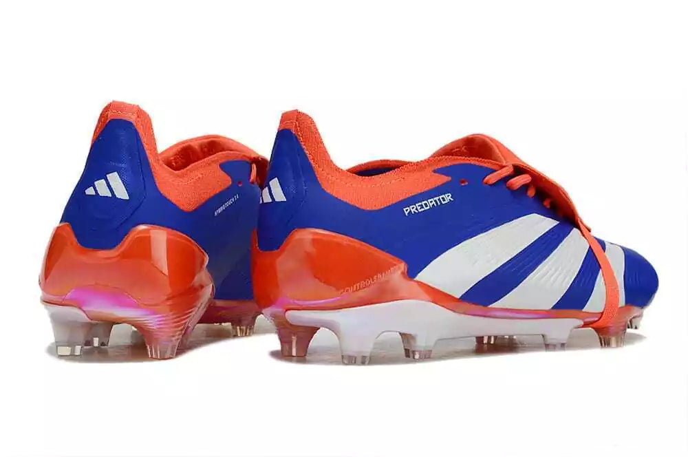 Chuteira Adidas Predator Predstrike FT FG Azul e Vermelha