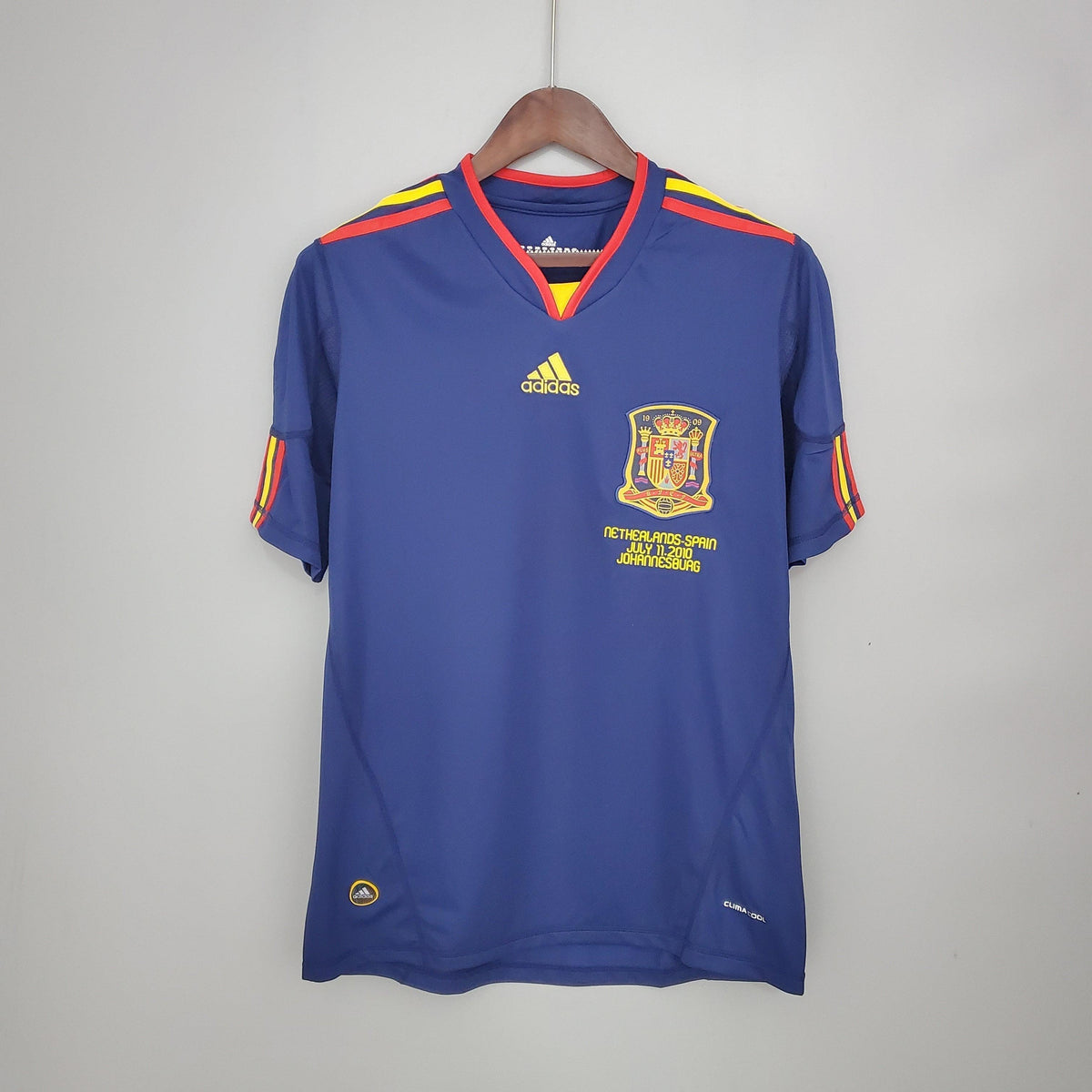 Camisola Espanha Mundial Home 2010 Retro
