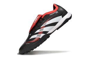Chuteira Adidas Predator Elite Fold-Over Tongue TF - Preta, Branca e Vermelha