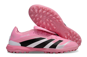 Chuteira Adidas Predator Elite Fold-Over Tongue TF - Rosa, Branca e Preta