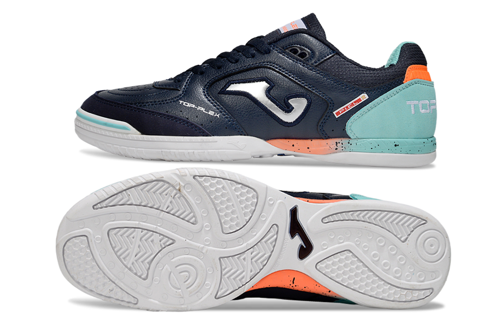 Chuteira Futsal Joma Top Flex Rebound IC Preta