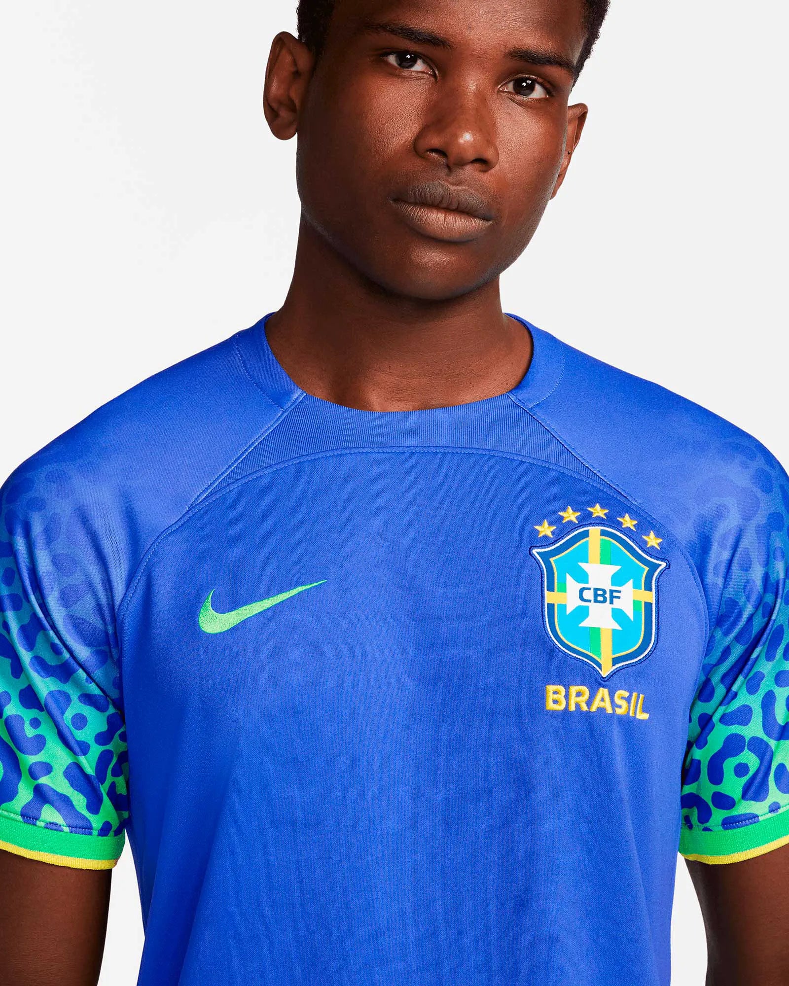 Camisola Brasil Away 2022 Azul - Nike