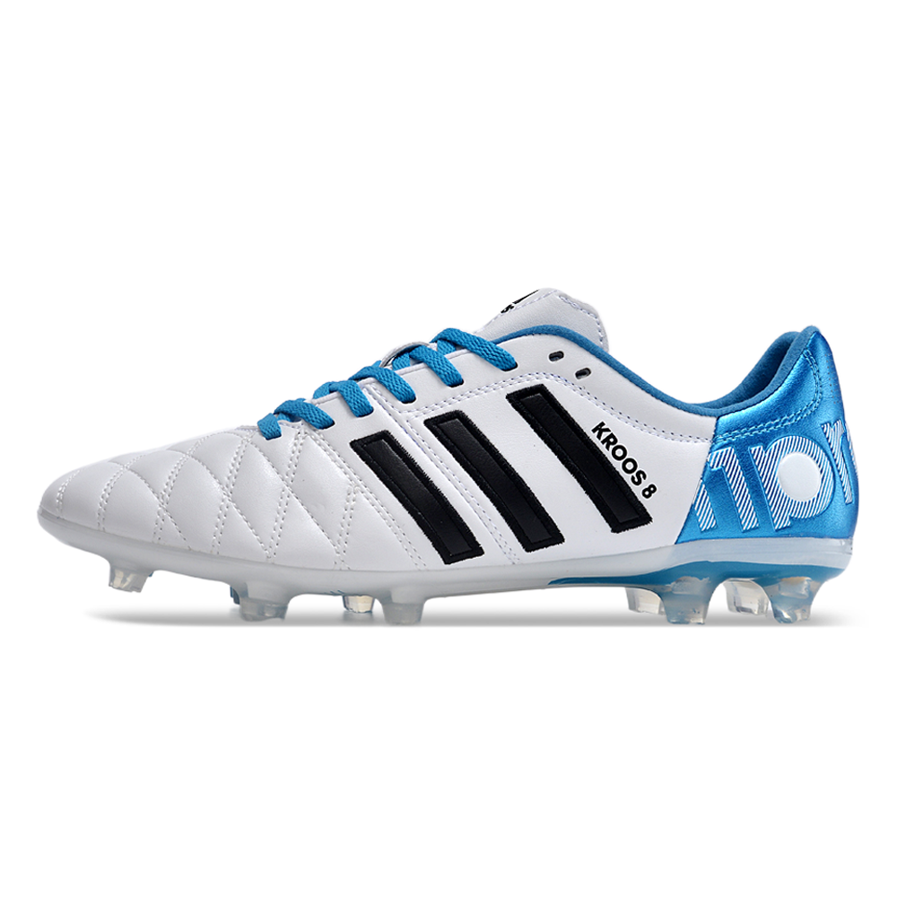 Chuteira Adidas AdiPure 11 Pro FG Branca e Azul - Toni Kroos