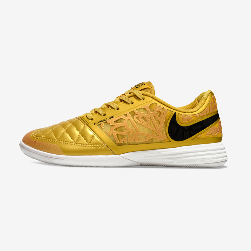 Chuteira Futsal Nike Lunar Gato IC - Dourada