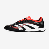 Chuteira Futsal Adidas Predator Elite Fold-Over Tongue IC - Preta, Branca e Laranja