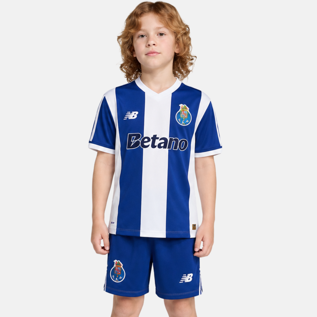 Conjunto Infantil FC Porto Principal 2026 Campeão 31