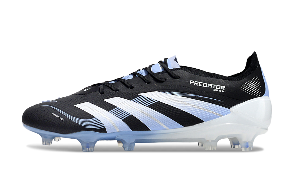Chuteira Adidas Predator Elite FG - Preta e Azul Ed. "Bellingham"