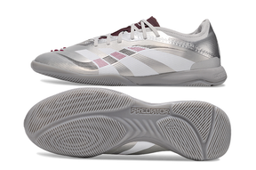 Chuteira Futsal Adidas Predator Elite Fold-Over Tongue IC - Prata