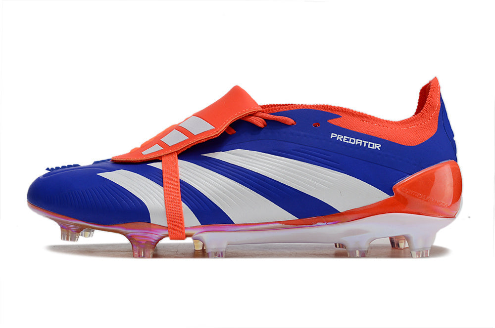Chuteira Adidas Predator Predstrike FT FG Azul e Vermelha